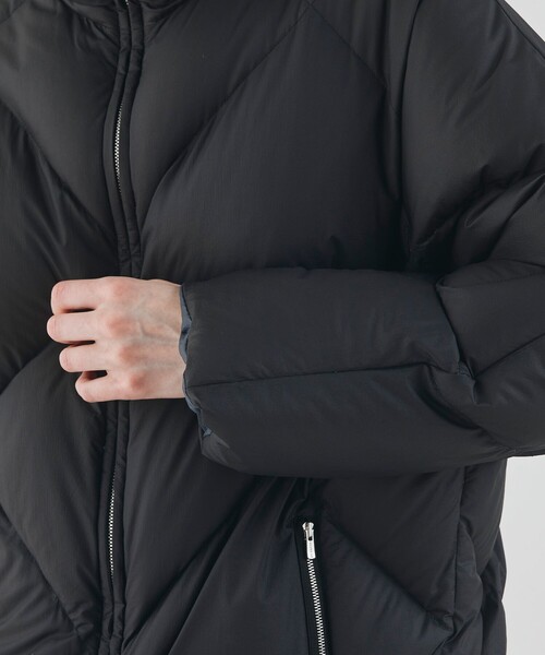 ウォータープルーフタフタ リバーシブルショートコート（ダウン