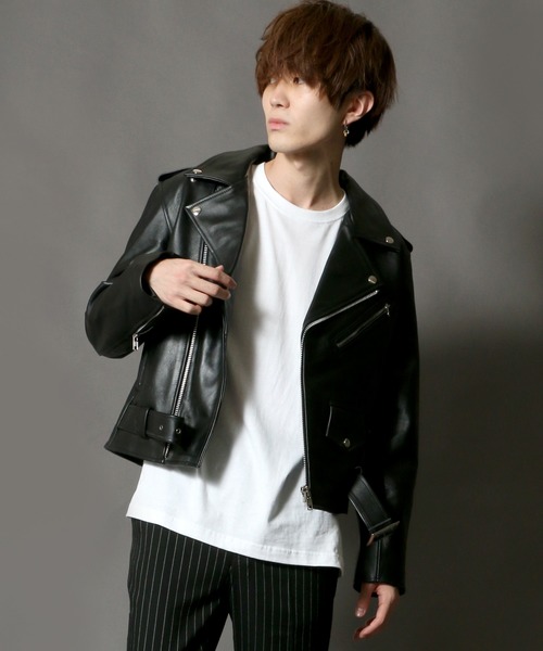 セール】Real leather Cowhide Double riders/牛革製ダブルライダース