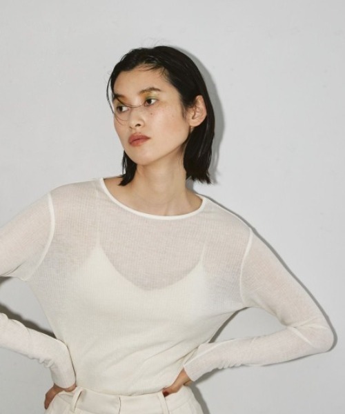 シアーロングTシャツ（Tシャツ/カットソー）｜TODAYFUL（トゥデイフル