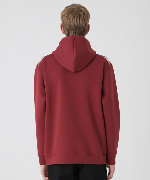 セール】【一部店舗限定】ショルダーチェックロゴフーディー（パーカー