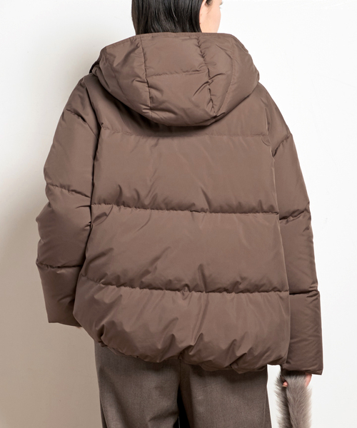 EVERYDAY I LIKE.（エヴリディアイライク）の「フードダウンジャケット