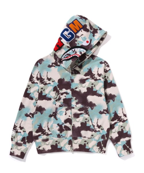 A BATHING APE（アベイシングエイプ）の「MAP CAMO SHARK FULL ZIP