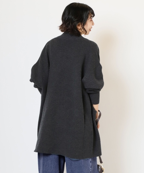IENA（イエナ）の「ダブルフェイス ニットガウンカーディガン（ニット