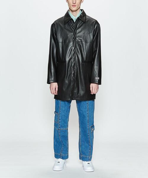Jieda（ジエダ）の「＜JieDa＞ FAKE LEATHER COAT/コート（その他
