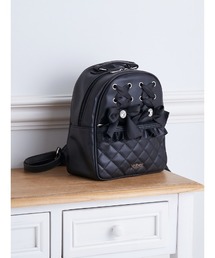 バックパック/リュック（ブラック/黒色系・キルティング）ファッション