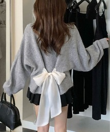 バックリボンニット」に該当するファッション通販 - ZOZOTOWN