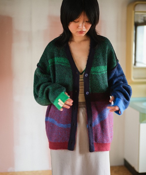 気狂いのニットカーディガン（カーディガン/ボレロ）｜PAMM（パム）の