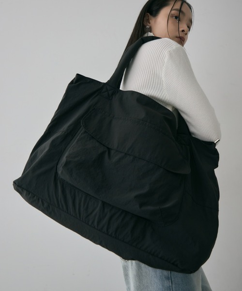 ロングセラー】大容量軽量ナイロントート/トラベルバッグ（トート
