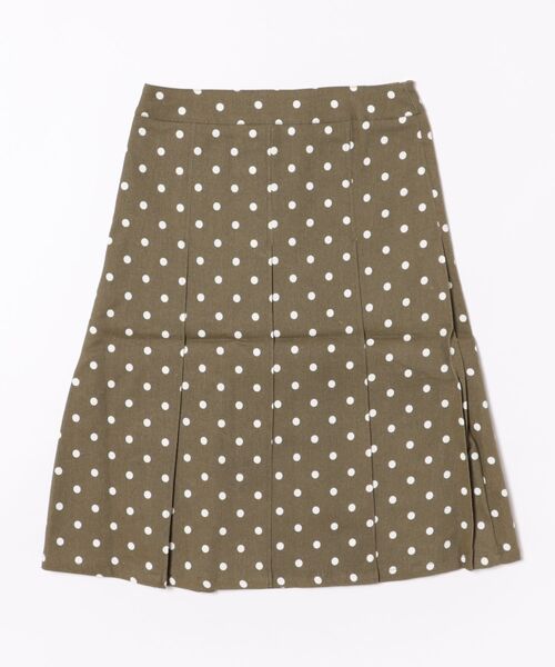 ドット柄 プリーツスカート TINA：JOJUN（スカート）｜TINA：JOJUN