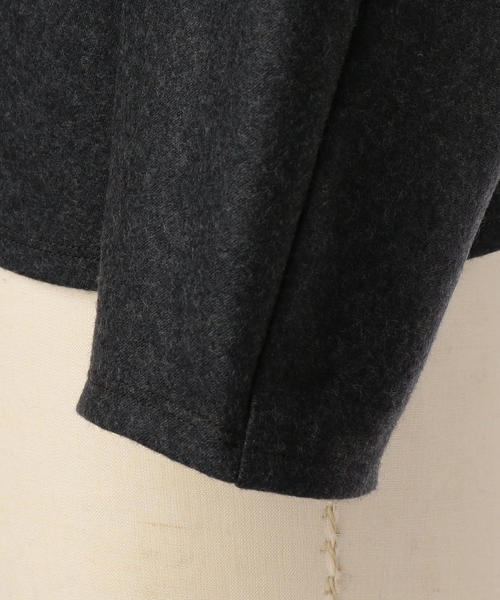 Drawer（ドゥロワー）の「Drawer ウールギャザーブラウス（Tシャツ