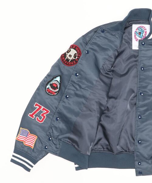 SANTACRUZ/サンタクルーズ スタジャン ナイロンジャケット/オーバー