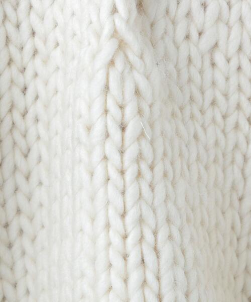 6（ロク）の「＜6(ROKU)＞WOOL ROVING KNIT PULLOVER/ニット（ニット