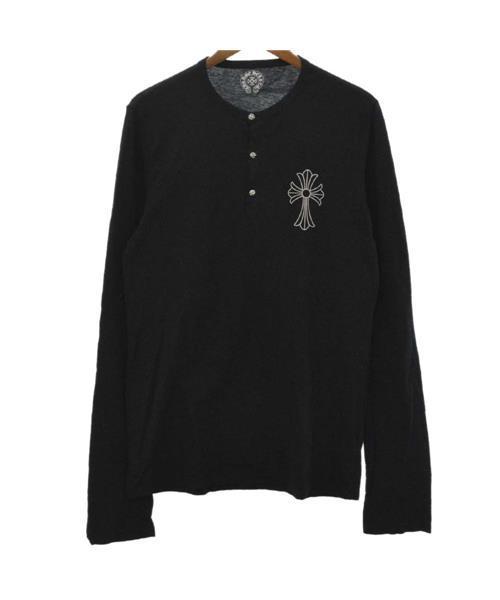 ブランド古着】クロスボールボタンヘンリーネック長袖Tシャツ