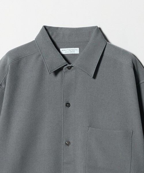 WEB限定 WARDROBE SMART】ウールライク シャツ（シャツ/ブラウス