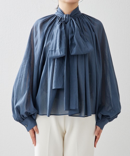 ローンボウタイブラウス（シャツ/ブラウス）｜Whim Gazette（ウィム