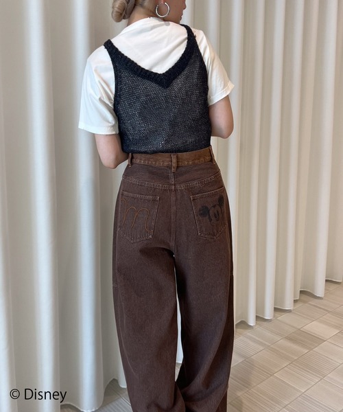 セール】MICKEY DESIGN DENIM PANTS（デニムパンツ）｜Disney