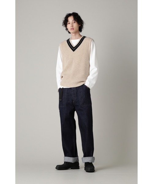 MHL.（エムエイチエル）の「TOUGH WOOL RIB（ベスト）」 - WEAR
