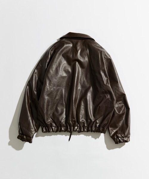 セール】REVERSIBLE CHECK SYNTHETIC BLOUSON / リバーシブルチェック