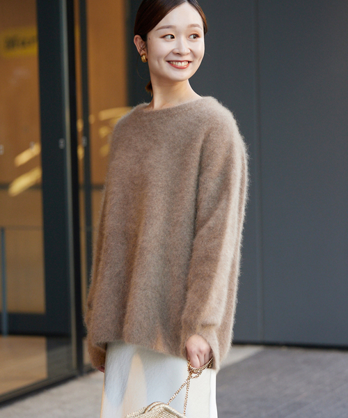 IENA（イエナ）の「fluffyファープルオーバー（ニット/セーター）」 - WEAR