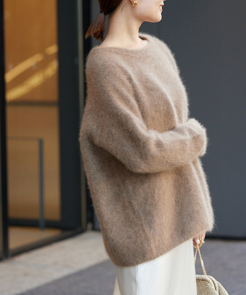 IENA（イエナ）の「fluffyファープルオーバー（ニット/セーター）」 - WEAR