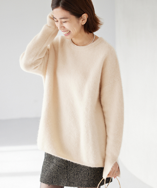 IENA（イエナ）の「fluffyファープルオーバー（ニット/セーター）」 - WEAR