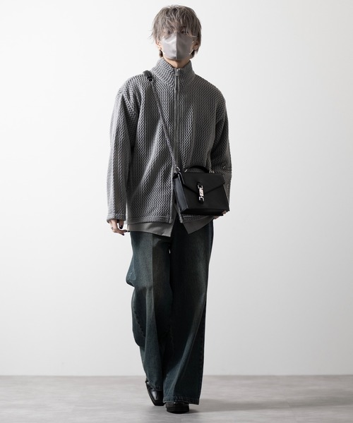 CLEL（クレイル）の「【CLEL】Watermark Knitting Loose Mesh Drivers