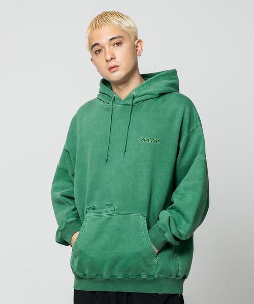 XLARGE（エクストララージ）の「PIGMENT DYED WORK PULLOVER HOODED