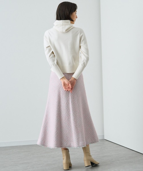 ANAYI（アナイ）の「コットンカシミヤカシュクールカラー プルオーバー