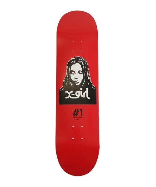 X-girl（エックスガール）の「#1 FACE SKATE DECK（その他雑貨）」 - WEAR