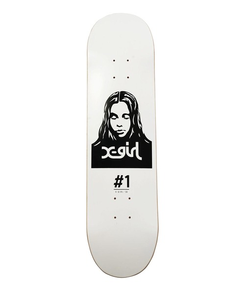 X-girl（エックスガール）の「#1 FACE SKATE DECK（その他雑貨）」 - WEAR