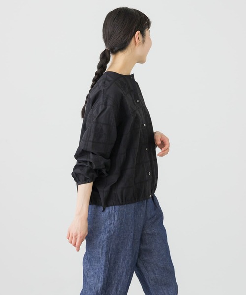 かぐれ（カグレ）の「クロスステッチドロストブラウス（シャツ