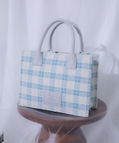ツイードチェックトート（トートバッグ）｜JILL by JILL STUART
