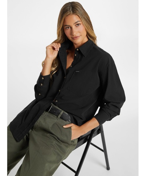 GUESS JEANS OVERSIZED Long-Sleeve Pocket Shirt 長袖シャツ | GUESS