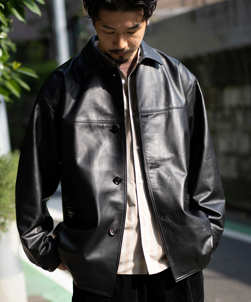 417 EDIFICE（フォーワンセブンエディフィス）の「lamb leather