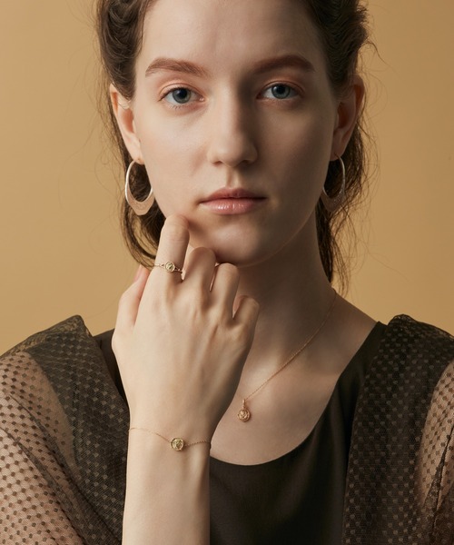 agete（アガット）の「K10コインモチーフリング（リング）」 - WEAR