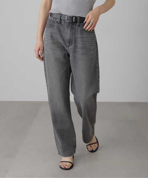 4サイズ展開XS-L】ストレートデニムパンツ【低身長サイズ有】（デニム
