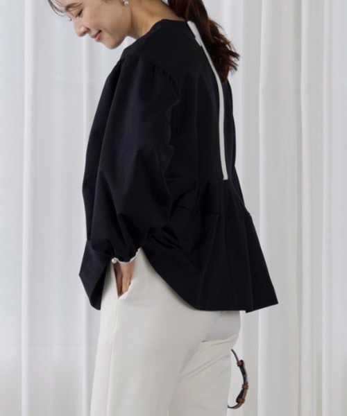 Sono（ソーノ）の「【SONO/ソーノ】【WARM STRETCH】ﾊﾞｯｸﾘﾎﾞﾝﾎﾟﾀﾘｰPO