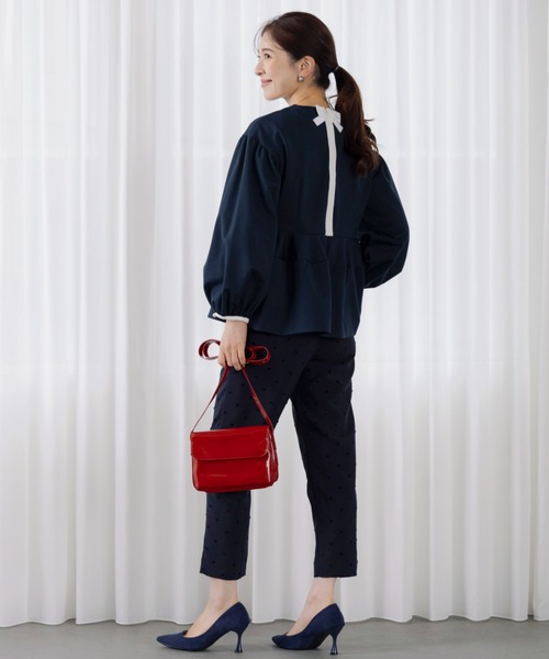 Sono（ソーノ）の「【SONO/ソーノ】【WARM STRETCH】ﾊﾞｯｸﾘﾎﾞﾝﾎﾟﾀﾘｰPO