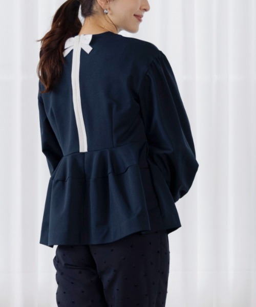 Sono（ソーノ）の「【SONO/ソーノ】【WARM STRETCH】ﾊﾞｯｸﾘﾎﾞﾝﾎﾟﾀﾘｰPO