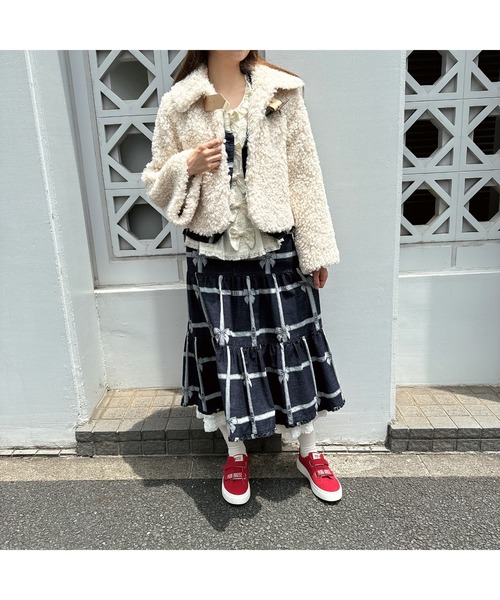 PINK HOUSE（ピンクハウス）の「プードルボアジャケット（テーラード