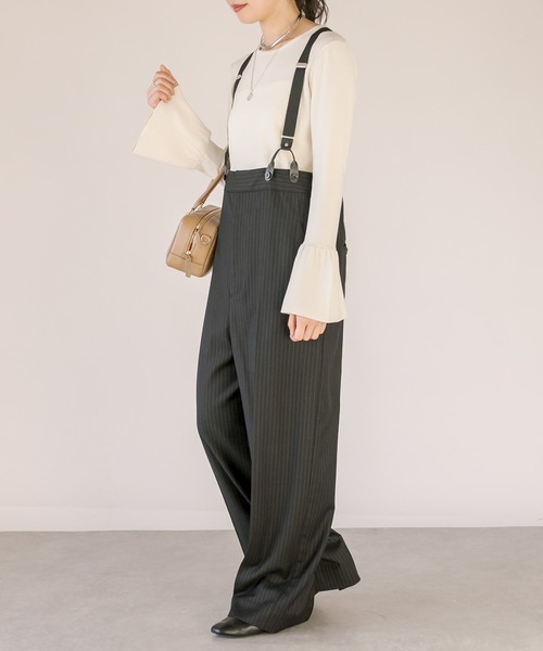 RIVE DROITE（リヴドロワ）の「2サイズ展開/サスペンダーパンツ