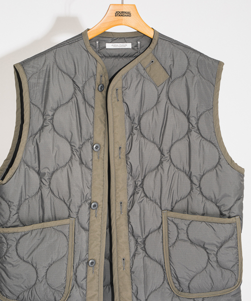 M65 カラーライナー キルティング ベスト（ミリタリージャケット