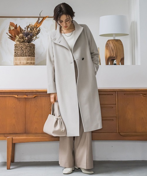 LAUTREAMONT（ロートレアモン）の「SUPER120ビーバーメルトンコート