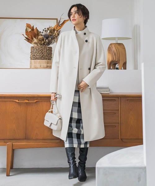 LAUTREAMONT（ロートレアモン）の「SUPER120ビーバーメルトンコート