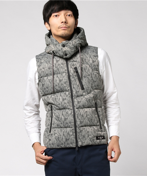TATRAS（タトラス）の「TATRAS カモフラージュ柄ダウンベスト CESANO