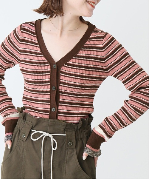 Spick & Span（スピックアンドスパン）の「#ボーダーVカーディガン