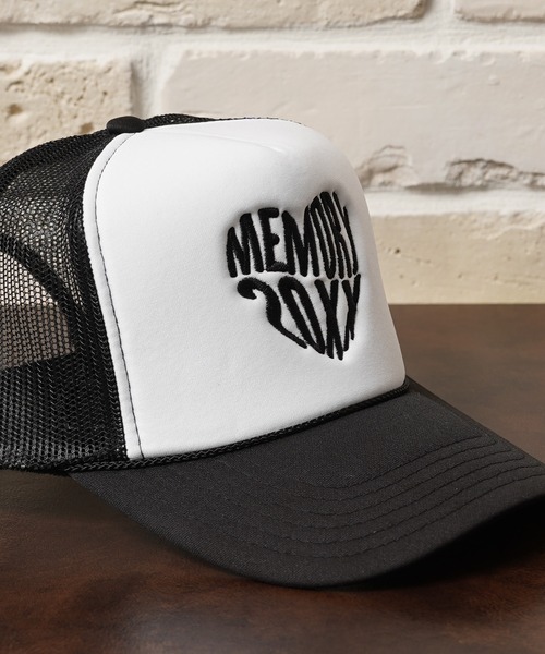 MEMORY】ZOZOTOWN限定カラー追加 ハートロゴ メッシュキャップ / Heart