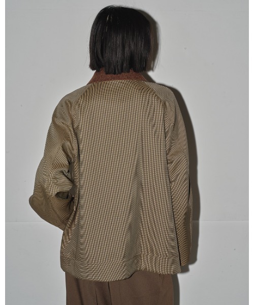 セール】Houndstooth Raglan Jacket（テーラードジャケット