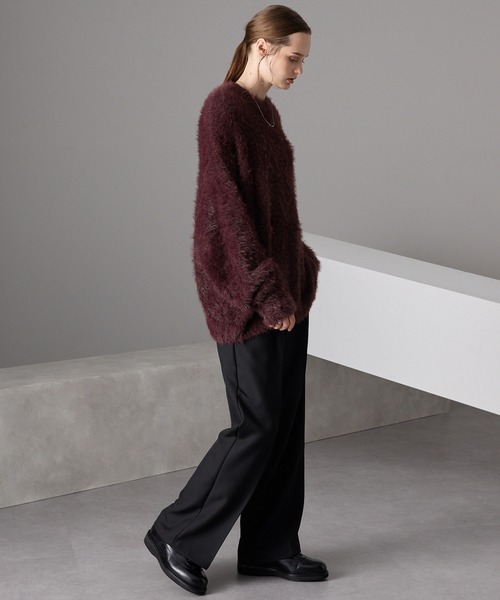 オーバーサイズファーニットプルオーバー（ニット/セーター）｜MONO