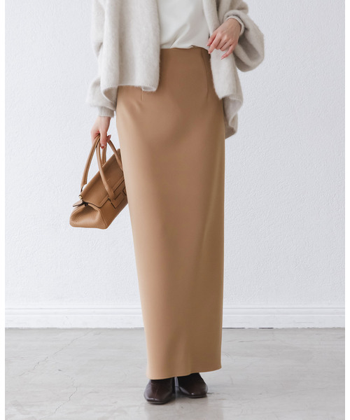 追加》【洗える】コンフォートジャージーライクタイトスカート7